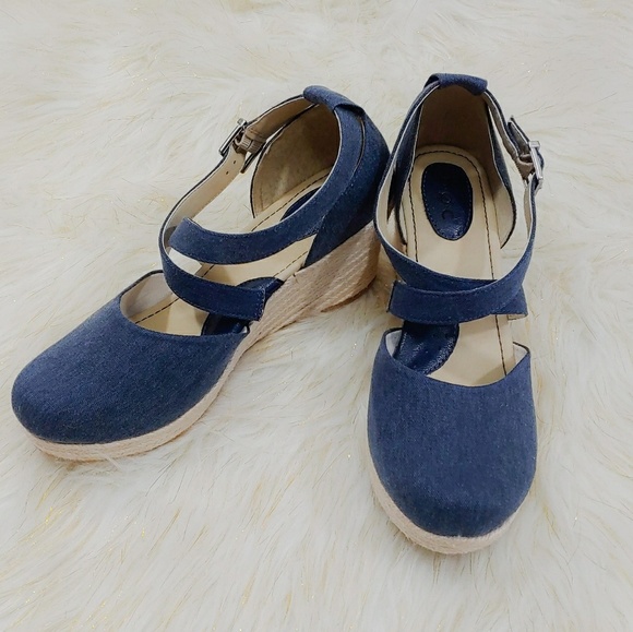 boc bree espadrille wedge pump